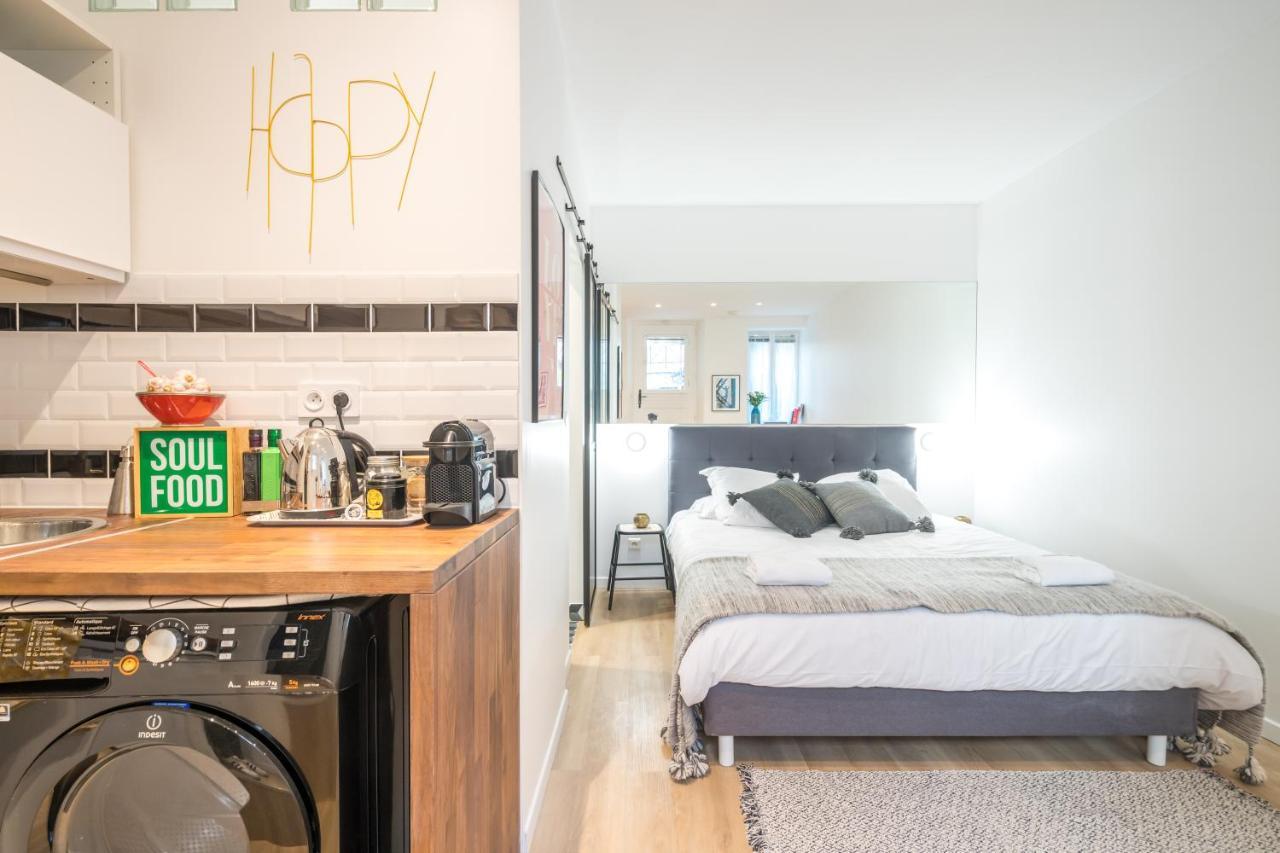 Happy Days - Eiffel Studio & Terrasse Apartment ปารีส ภายนอก รูปภาพ